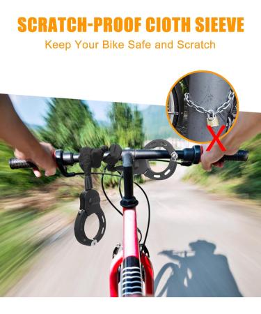 Buy E Scooter Castle: Taikoul Bicycle Lock Handcuff with Key - 95cm Chain Lock for E-Scooters Bicycles Segways Ninebot Xiaomi & Niu - Buy Online on SooperMarket.com
