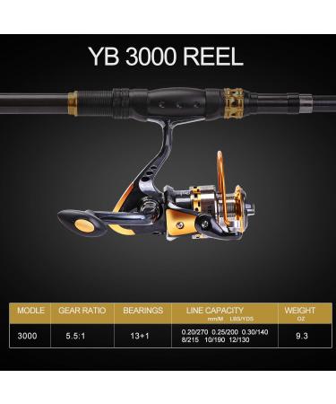 Soougayilang 2.4m Telescopic Fishing Rod & Spinning Roller Combo Carbon Fiber for Salt & Fresh Water Durable & Portable with Carrying Bag - Buy Online on SooperMarket.com