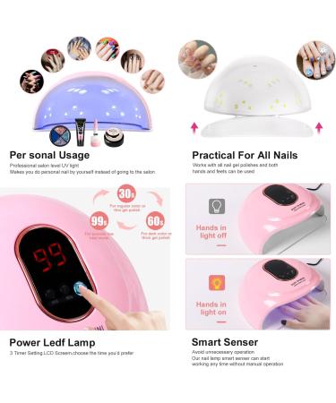 DouborQ Acrylic Nail Kit with Electric Nail Drill Nail Lamp U V Nail Dryer Light Manicure Pen False Nail Tips Starter Set Acrylic Nail Art Supplies for Beginner with Everything (MT20-12) - Buy Online on SooperMarket.com