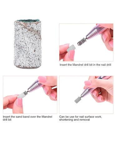 Nail Sanding Circle Bands Nail Art Sanding Bands Pedicure Polishing File 100 Pieces Manicure Sanding Bands Nail Drill Bits Accessories Nail Drill Remove Dead Skin (120#) - Buy Online on SooperMarket.com