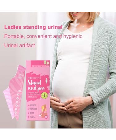 Standing Urinal for Women Paper Vertical Pee Funnel Waterproof - Leakproof Multifunctional Urinal Device Ergonomic Portable Urination Solution for Women Girls Pregnant - Buy Online on SooperMarket.com