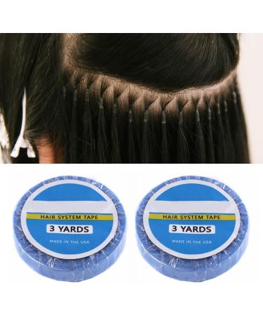 2 Rolls of Tape Extensions Glue Double-sided Adhesive Tape Wig Support Tape Replacement Tape for Tape in Hair Extensions Waterproof Sweat-proof Strong Adhesive Hair System - Buy Online on SooperMarket.com
