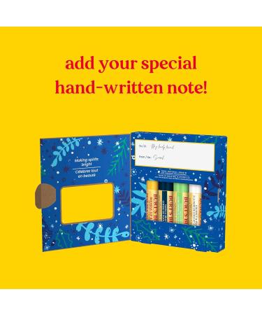 Buy Burt's Bees Lip Balm Multipack | 100% Natural Gift Set with Beeswax & Vitamin E | 4 Flavors: Vanilla Cucumber Mint Coconut & Pear | International Shipping Available - Buy Online on SooperMarket.com