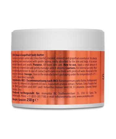 Shea & Grapefruit Body Butter 250g | Natural Moisturizing Cream for Dry Skin | Karit Oil Body Butter | Nourishing Skin Care - Buy Online on SooperMarket.com