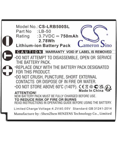 Battery Replacement for Lectrosonics SSM Micro Transmitter & IFBR1B Receiver - Long-lasting LB-50 Battery for Enhanced Performance - Buy Online on SooperMarket.com