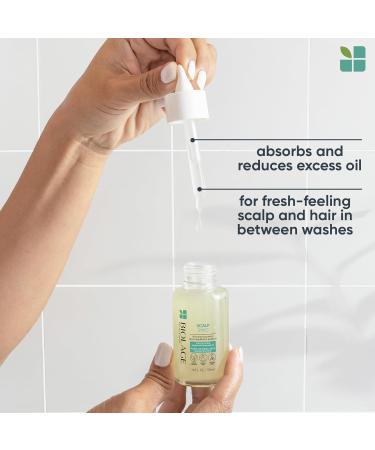 Biolage Scalp Sync Oil Balancing Serum - Lightweight Leave-In for Oily Scalp | Paraben & Silicone-Free | Vegan & Cruelty-Free - Reduce Excess Oil - Buy Online on SooperMarket.com