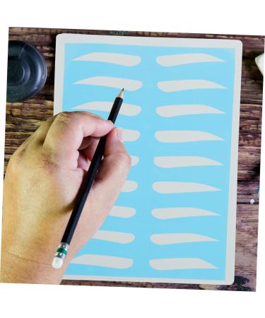 NOLITOY 8 Pairs Tools Card Eyebrow Training Tool Eyebrow Shaping Stencils Material Eyebrow Trimming - Buy Online on SooperMarket.com