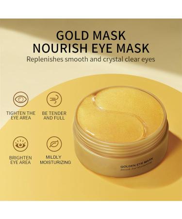Under Eye Patches - Hydrate Moisturise Nourish& Firm Eye Masks Collagen 24K Gold Eye Patches for Puffy Eyes Dark Circles Bags and Wrinkles 30Pairs Anti-Aging Hyaluronic Acid Gold Eye Pads - Buy Online on SooperMarket.com
