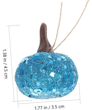 Warmhm 60 Pcs Simulation Foam Pumpkin Halloween Supplies Hanging Pumpkin Ornament Foam Pumpkins Mini Pumpkins Artificial Pumpkins Decor Sequin Pumpkins Desk Topper Fake Pumpkin Lantern - Buy Online on SooperMarket.com
