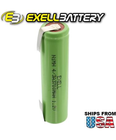 Exell 1.2V 4/3A 4200mAh NiMH Rechargeable Battery w/Tabs - High Power for Telecom UPS Smart Grid RC Devices & Electric Tools - Buy Online on SooperMarket.com