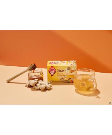 Teekanne World of Ginger and Honey Herbal Infusion Tea with Apple Orange Peels and Honey 20 Teabags - Buy Online on SooperMarket.com