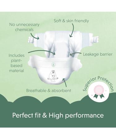 Muumi Baby ko Diapers Size 6 (12-24 kg) - Soft Breathable & Chemical-Free 34 Pieces - Buy Online on SooperMarket.com