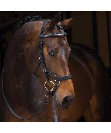 Horseware Rambo Micklem Diamante Competition Bridle Black Pony