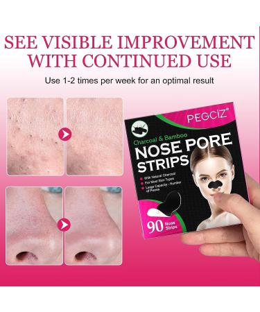 AGETITY Nose Strips 90 Pcs - Blackhead Remover for Women - Deep Cleansing Pore Strips - Buy Online on SooperMarket.com
