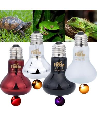 POFET 2pcs Reptile Heating Bulbs Durable Infrared Heat Lamp Warming Light Bulb Red Pet Light for Reptile and Amphibian Lizard Tortoise Spider Snake Chameleon 220-240V(100W) - Buy Online on SooperMarket.com