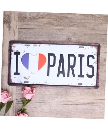 ABOOFAN Emblems Vintage Signs for Sale Out Door Decor Outdoor Metal Decor Iron Painting The Sign Iron Mark - Buy Online on SooperMarket.com