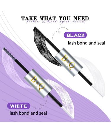 B&Q Lashes Bond and Seal Waterproof 10ML - Long Lasting Lash Bond for DIY Extensions | Perfect for Beginners - YJST-Black - Buy Online on SooperMarket.com