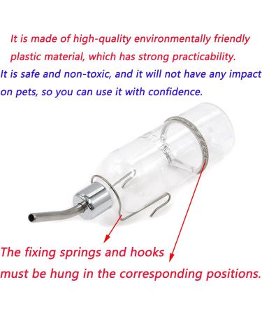Semetall Hanging Water Feeder 350ml - Ideal for Birds, Hamsters, Guinea Pigs, Chinchillas & Small Animals - Buy Online on SooperMarket.com