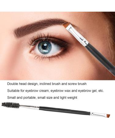 3Pcs Dual Brow Brush Set | Two-Headed Portable Professional Angled Eyebrow Brush for Beauty & Travel | International Shipping Available - Buy Online on SooperMarket.com