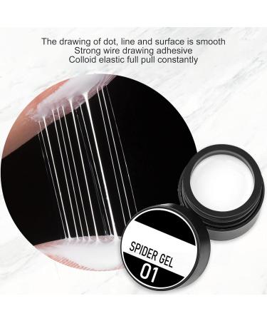 Gonetre 4 Pieces Set Solid Polish Glue Colorful Nail Tips Glue Gel Elastic Nail Art Manicure Glue - Buy Online on SooperMarket.com