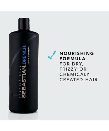 Sebastian Drench Shampoo 33.8 fl oz - Hydrating Formula - Pack of 1 - Buy Online on SooperMarket.com