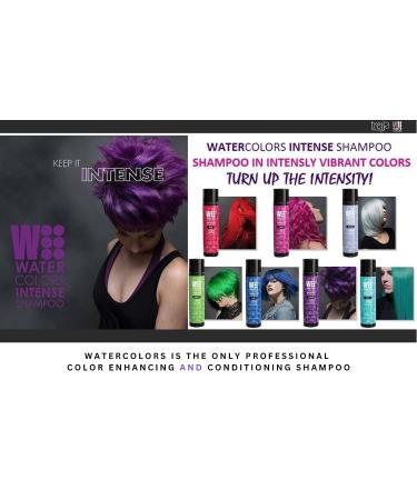Intense Purple Watercolor Sulfate-Free Shampoo 8.5 Fl Oz - Maintains and Enhances Hair Color - Buy Online on SooperMarket.com