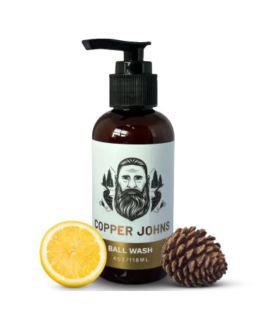Ball Wash for Men Refreshes & Hydrates Your Entire Body Cedarwood Tea Tree & Lemon 4oz