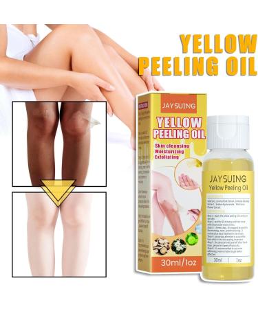 Yellow Peeling Oil Strong Peeling Oil Extra Peeling Oil Suitable for Dark Skin Body Face Dark Spots Brightening Complexion - Buy Online on SooperMarket.com