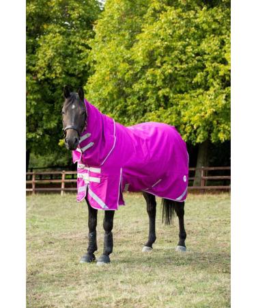 Swish Equestrian 100g Detachable Neck Turnout Rug - Mulberry 6'6 - Buy Online on SooperMarket.com