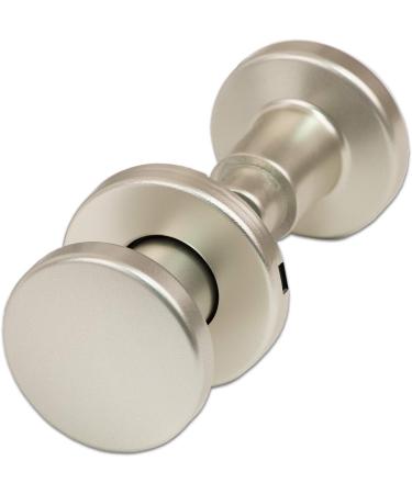 Buy Bigdean 2x Aluminum Door Knob Set - Neusilber Color Includes 4 Rosettes - International Shipping Available - Buy Online on SooperMarket.com