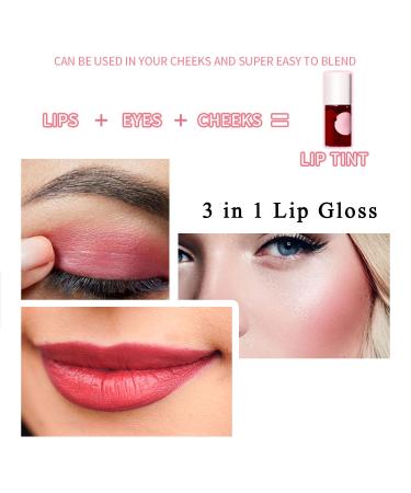 ZSSEMEI Lip Stain Tint Set - Mini Liquid Lipstick for Hydrating Cheeks and Eyes - Waterproof & Long Lasting - Easy Application Shimmery Natural Lip Gloss - Sexy Lip Color Makeup (1 APPLE) - Buy Online on SooperMarket.com