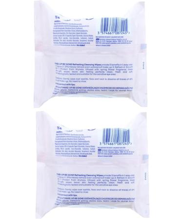Johnson's Face Care Make Up Be Gone Refreshing Wipes - Pack of 2 50 count (Pack of 1) - Buy Online on SooperMarket.com