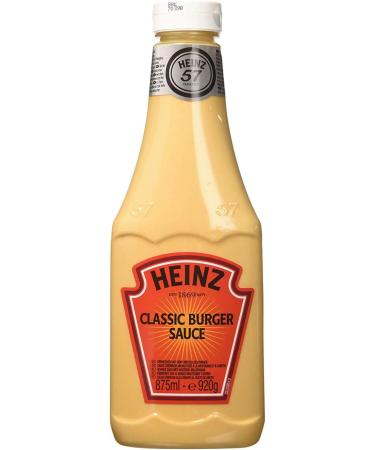 Burger Sauce Bottle 870 ml classic Burger sauce .Ideal for BBQs