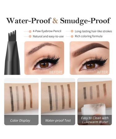 Buy Aaiffey Light Brown Eyebrow Pencil - Smudge-Proof Microblading Pen for Natural Brows | Long Lasting & Exquisite Results - International Shipping Available - Buy Online on SooperMarket.com