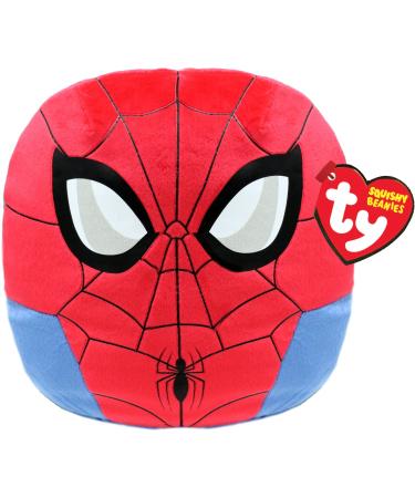 TY Marvel Avengers Spiderman Squish-A-Boo 14 Inches | Licensed Squishy Beanie Baby Soft Plush Marvel Toys | Collectible Cuddly Stuffed Teddy Spiderman 14 Inches