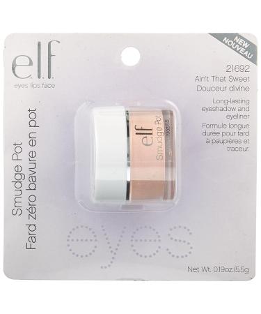 e.l.f. Cosmetics Smudge Pot Cream Eyeshadow - Long-Lasting Eyeshadow & Eyeliner Gel - Ain't That Sweet - International Shipping Available - Buy Online on SooperMarket.com