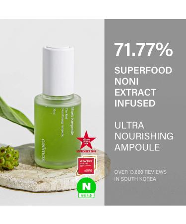 Celimax Noni Energy Ampoule - 71.77% Noni Fruit Extract, 30ml - Korean Skin Care for Anti-Aging & Anti-Wrinkle - Buy Online on SooperMarket.com