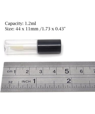 Honbay 10PCS Mini 1.2ml Clear Empty Lip Gloss Containers - Travel Size Lip Gloss Bottles for Samples and Balms - Buy Online on SooperMarket.com