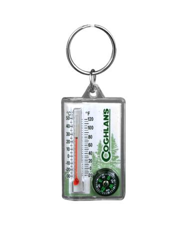 Coghlan's Zipper Pull Thermometer & Compass (3-Pack) - Accurate Weather Readings in & | Ideal for Outdoor Adventures | International Shipping Available - Buy Online on SooperMarket.com