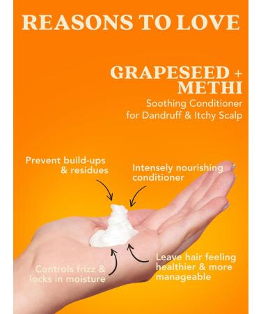 Soothing Conditioner for Dandruff & Itchy Scalp - Grapeseed & Methi 300ml | Buy Internationally - Buy Online on SooperMarket.com