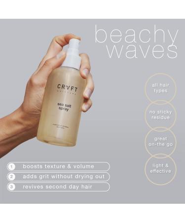 CRVFT Sea Salt Spray for Women | Sea Salt Spray for Hair | Hair Texture Spray | Volume & Texture for All Hair Types | Scented (6.76oz) - Buy Online on SooperMarket.com