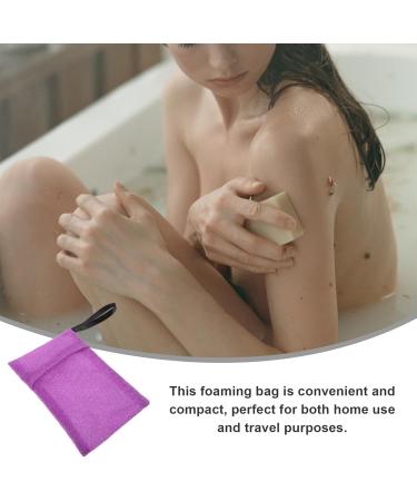 minkissy Bath Bag Soap Shampoo Nylon Purple Gloves Cleansing - Buy Online on SooperMarket.com