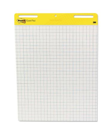 Post-it 560 Easel Pad,Self-Stick,Faint Grid,30 Sheets,25-Inch x30-Inch,2/CT,WE