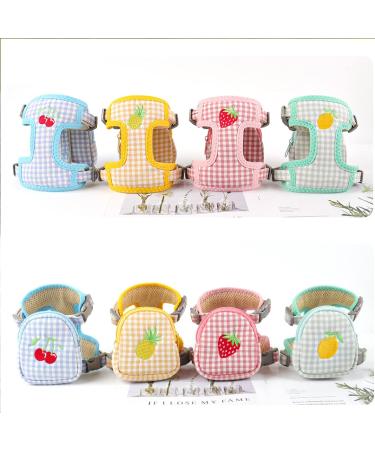 Escape-Proof Cat Harness Set for Walking Adjustable cat traction rope with backpack Kitten Harness&Lead Set Outdoor Walking Vest for Cute Cats and Small Dogs Yellow S - Buy Online on SooperMarket.com