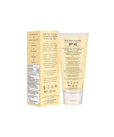Buy Babo Botanicals Daily Sheer Mineral Sunscreen SPF 40 â€“ 1.7 fl oz | Best Protection for Sensitive Skin - Buy Online on SooperMarket.com