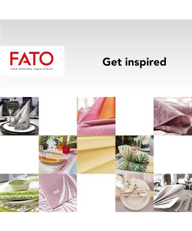 Buy FATO Airlaid Jungle Dust Napkins - 50 Pack 40x40 cm | Textile Effect Eco-Friendly Table Decor - Buy Online on SooperMarket.com