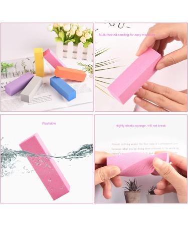 Nail Files and Buffers Kit - 24 Pieces Manicure Tools Set with Rectangular Nail Buffer Block and 100/180 & 80/100 Grit Nail File - 7 Way Nail File & Nail Polishing Buffer for Nail Care - Buy Online on SooperMarket.com