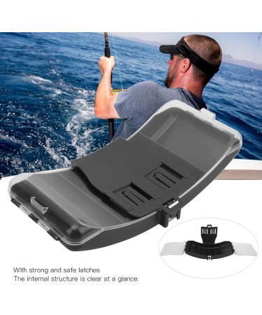VGEBY Portable Waist Fishing Box with Belt - Grey Plastic Tackle Bait Lure Hook Organizer - Buy Online on SooperMarket.com