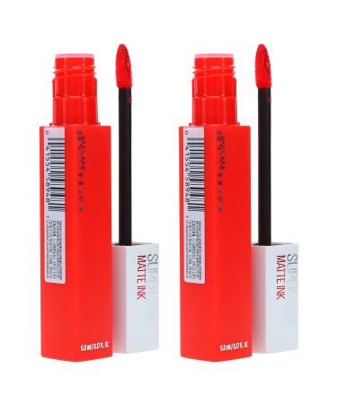 Maybelline SuperStay Matte Ink Liquid Lipstick 320 - Pack of 2 - Buy Online on SooperMarket.com