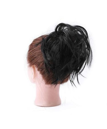 XXL Dark Black Hairpiece Extensions Bun - Updos & Hair Ties for Women | 45g High-Quality Hair Extensions - Buy Online on SooperMarket.com